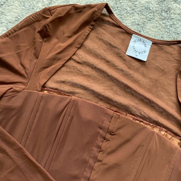 With Jean Al Top in Chocolate - Picture 7 of 8